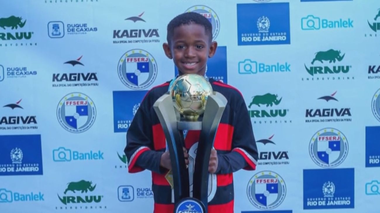 Nathanzinho, el niño prodigio del fútbol que causa sensación con tan sólo 8 años