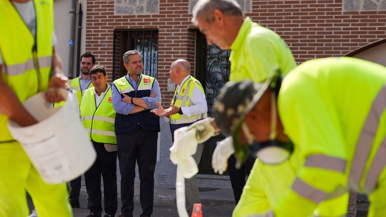 La Comunidad de Madrid renueva 12.000 metros cuadrados de la carretera M-123 a su paso por Valdeolmos-Alalpardo