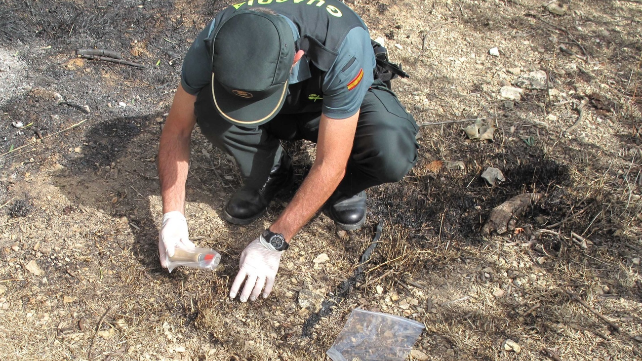 Así consigue dar la Guardia Civil con los autores de los incendios forestales