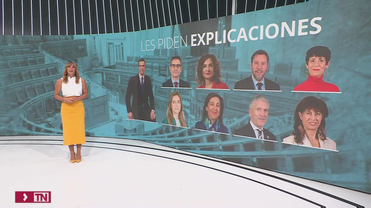 El Congreso impide que Sánchez y 8 ministros den explicaciones