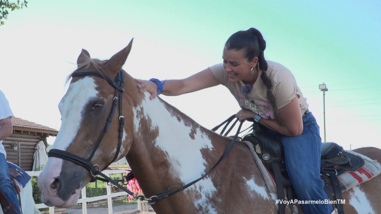 La 'Potra Salvaje' desata el espíritu del Viejo Oeste en una clase de doma western