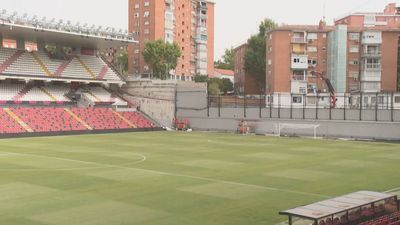 Acaba la primera fase de las obras de renovación del Estadio de Vallecas