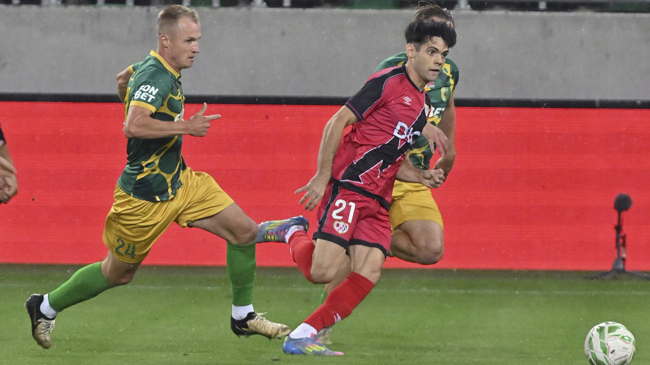 El Rayo Vallecano ante el Neman Grodno, en la ida de la Conference League