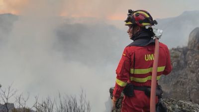 Protección Civil señala una "evolución muy favorable" de los 7 incendios activos en España
