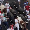 El último encierro de Sanse finaliza con nueve heridos, dos de ellos por cabestros