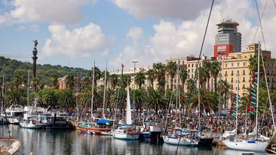 Una flotilla internacional zarpa desde Barcelona con el objetivo de abrir un corredor humanitario en Gaza