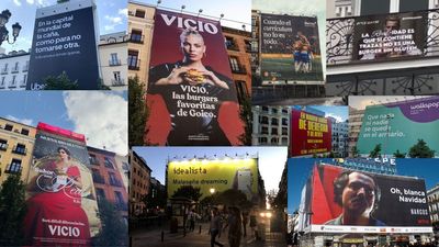 Las lonas que no sólo revolucionan Madrid, también la publicidad