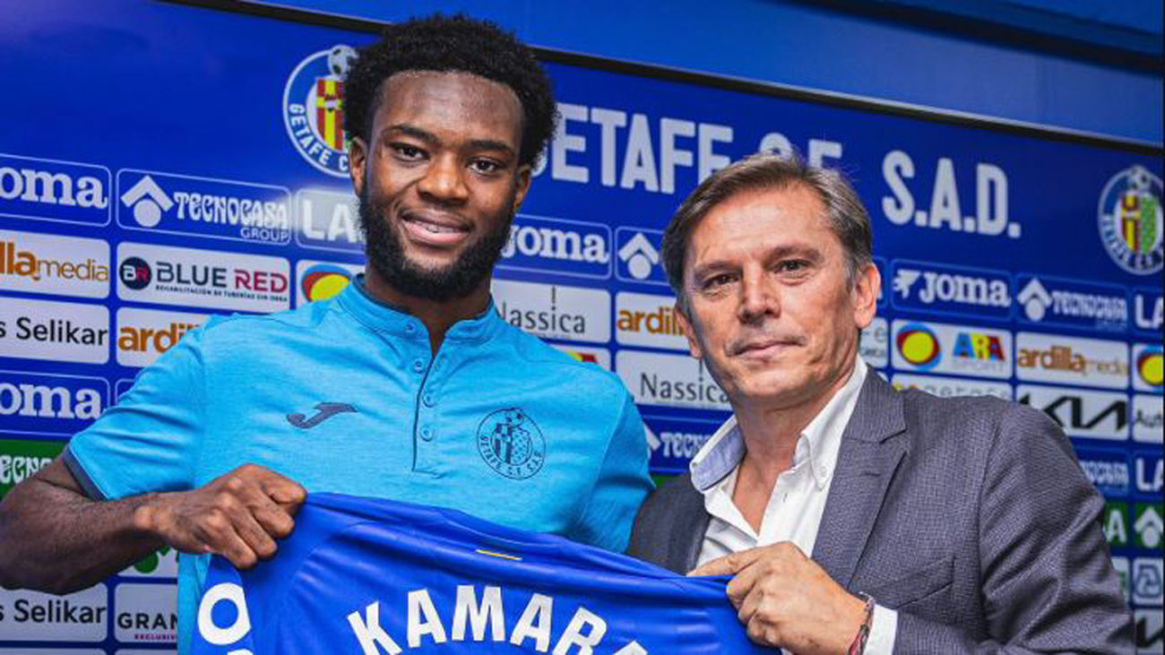 El Getafe presenta a Abu Kamara