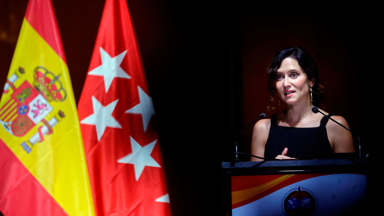 Isabel Díaz Ayuso en en la inauguración de SICOT 2025