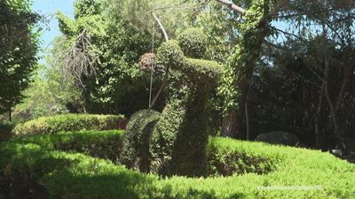 Un laberinto de hojas y más de 300 esculturas vegetales en el 'Bosque Encantado' de la Comunidad de Madrid