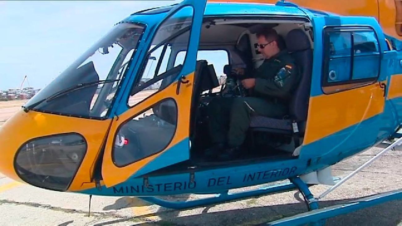 Los helicópteros de vigilancia de DGT, en tierra por no haberse adjudicado aún el contrato de mantenimiento