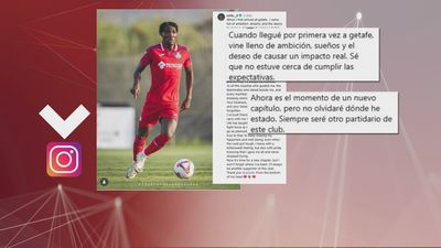 Uche y Fábio Silva escriben el mismo mensaje de despedida del Getafe y del Wolverhampton