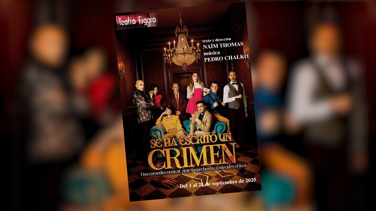 'Se ha escrito un crimen', el thriller interactivo donde el público elige al asesino llega al Teatro Fígaro