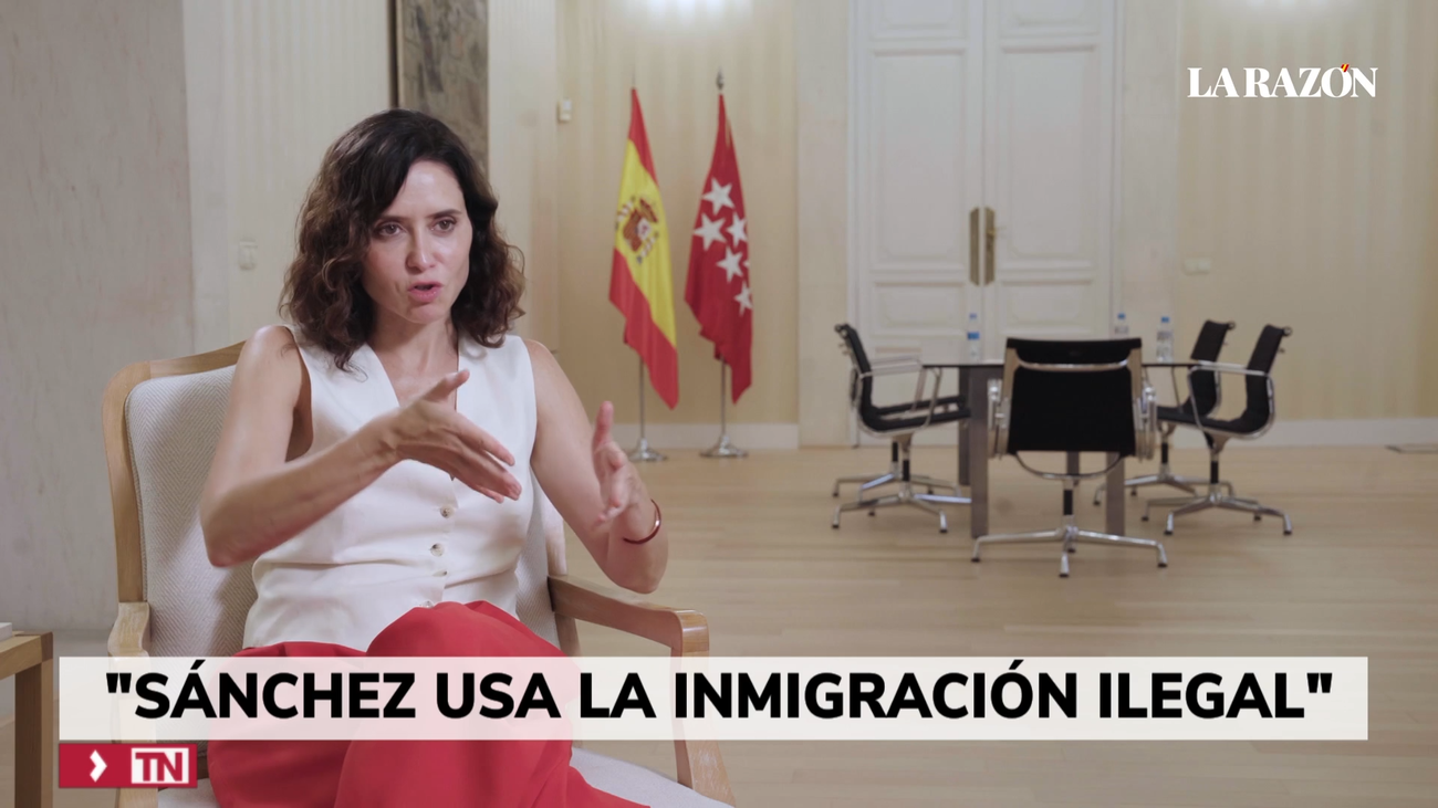 Ayuso afirma que Pedro Sánchez utiliza la migración para "el estallido social"