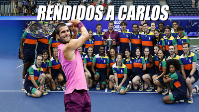 Alcarazmanía entre los más jóvenes tenistas de Madrid