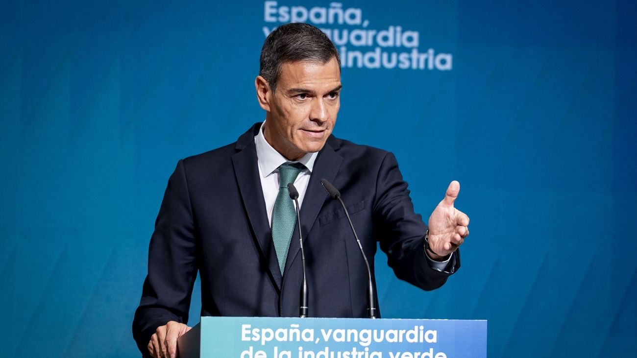 Pedro Sánchez insiste en un pacto de Estado contra el cambio climático en el acto 'España, vanguardia de la industria verde'