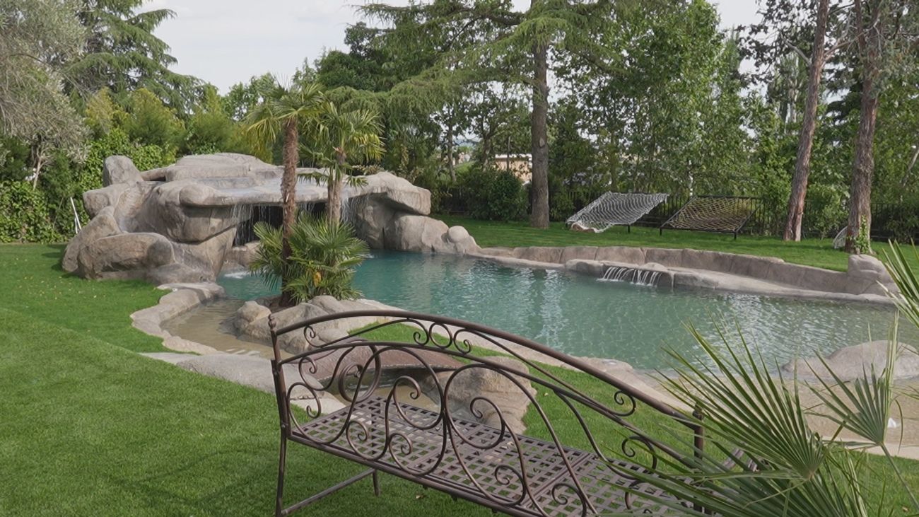 Yo vivo en... una casa con piscina