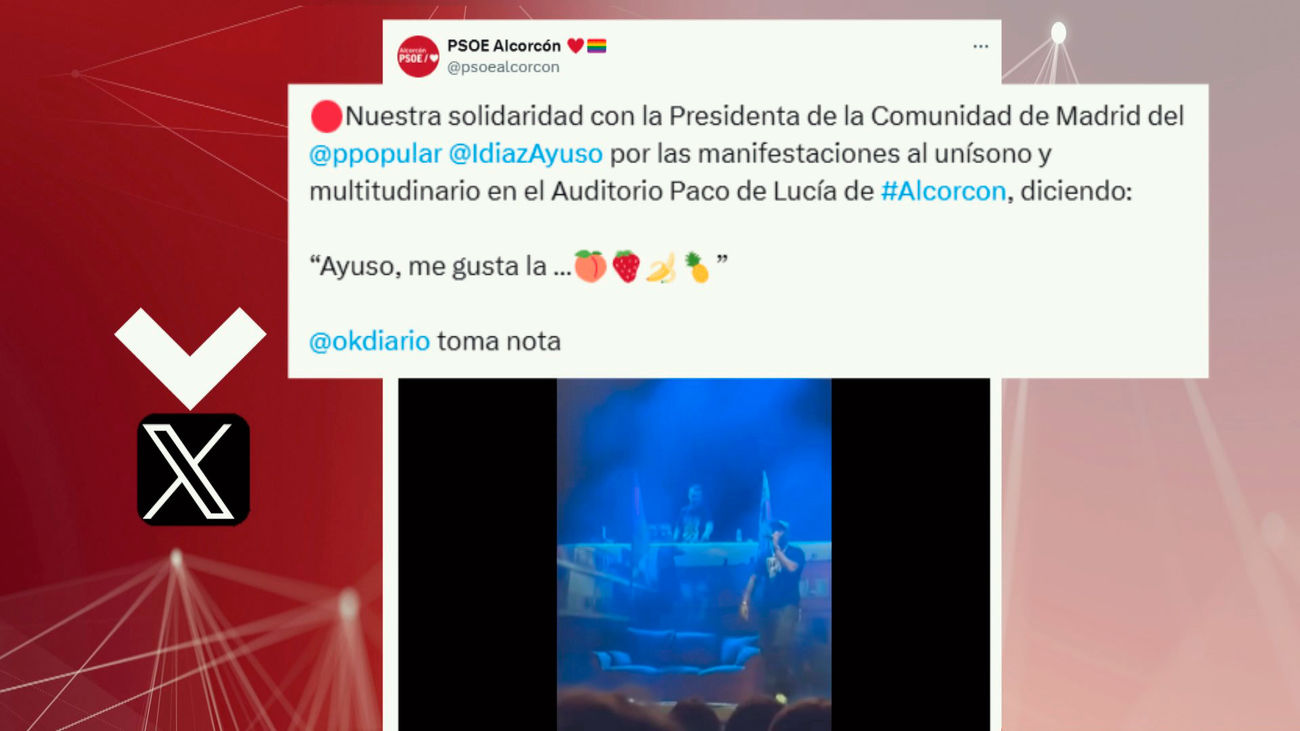 El PP señala al PSOE por avivar los graves insultos a Ayuso en un concierto de las fiestas de Alcorcón