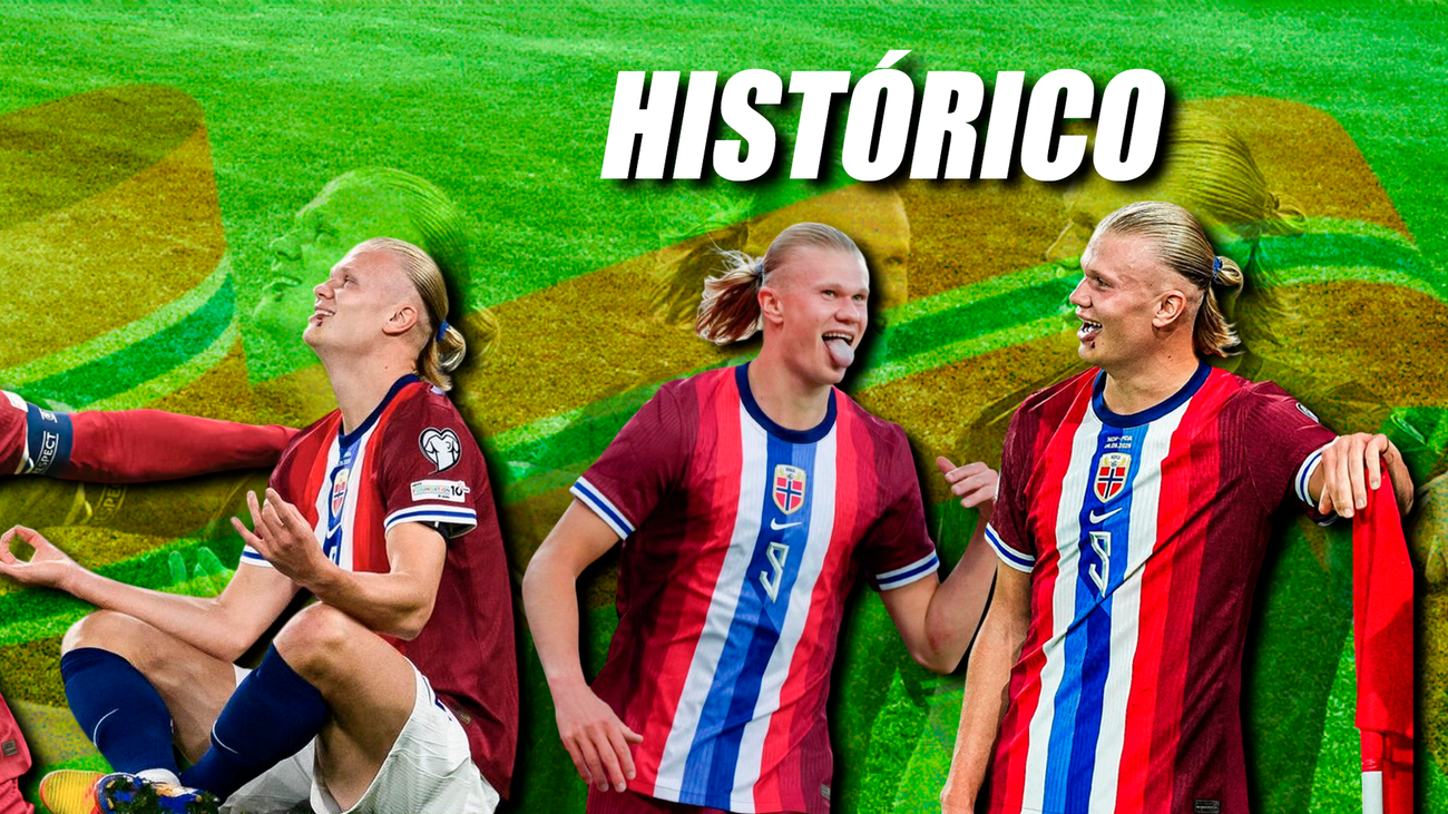 Haaland, en modo 'Terminator'