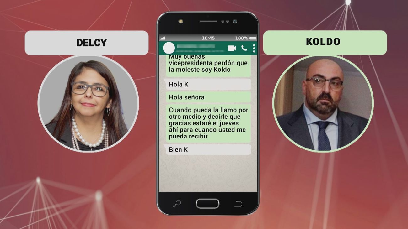 Koldo García concertó una cita con Delcy Rodríguez tras la salida de Ábalos del Ministerio de Transportes