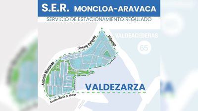 El barrio de Valdezarza contará con más de 700 nuevas plazas de estacionamiento regulado a partir del 1 de octubre