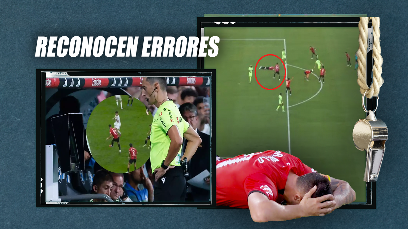 Los árbitros admiten sus errores