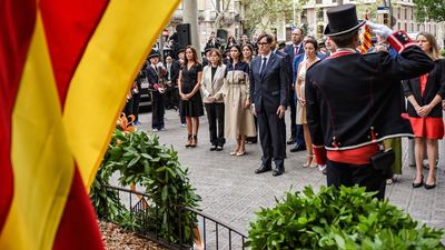 Cataluña celebra una Diada a la que el independentismo llega dividido pero con influencia en la gobernabilidad de España