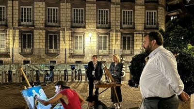 II Certamen de pintura rápida nocturna en el Madrid de los Austrias