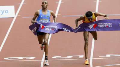 Simbu, tres centésimas para un maratón de oro