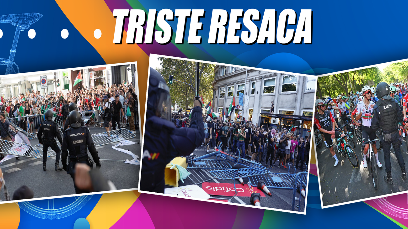 La organización de la Vuelta, hundida por el boicot de los violentos