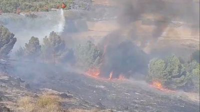 Controlado un incendio de unas 16 hectáreas entre Estremera y Guadalajara