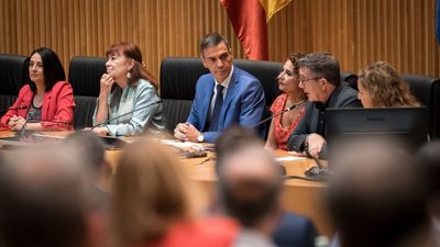 Pedro Sánchez defiende que el PSOE es "la luz en un tiempo oscuro" frente al "colapso político de la derecha tradicional"