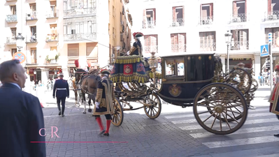 ¿Por qué unos Carruajes de Gala se pasean de vez en cuando por Madrid?