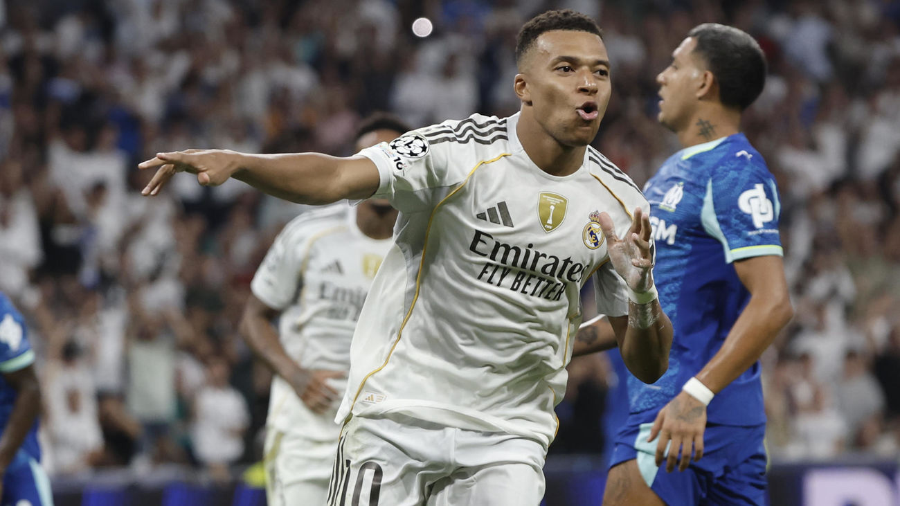 2-1. Mbappé firma la remontada del Real Madrid ante el Marsella
