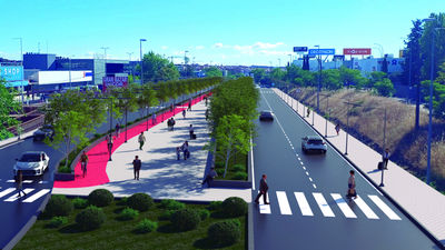 Alcobendas licita las obras del Bulevar Madrid Norte para llegar a pie o en bici hasta Madrid