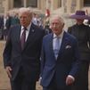 Los Trump visitan el Castillo de Windsor