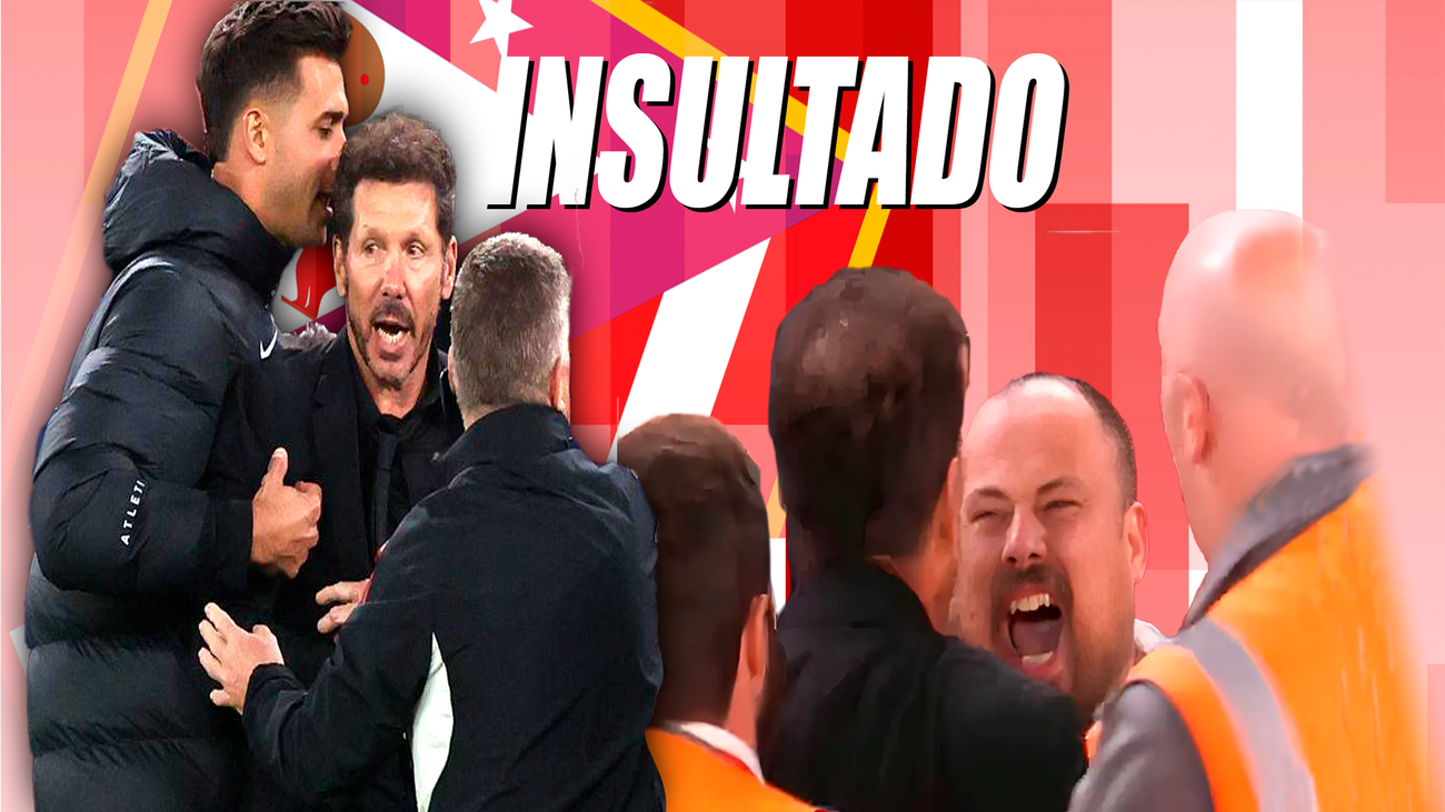 Simeone estalla contra los insultos de un aficionado del Liverpool