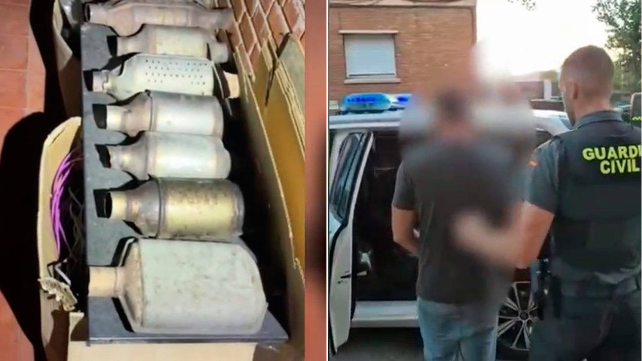 Una persecución temeraria por Collado Villalba acaba con la detención de una banda de ladrones de catalizadores