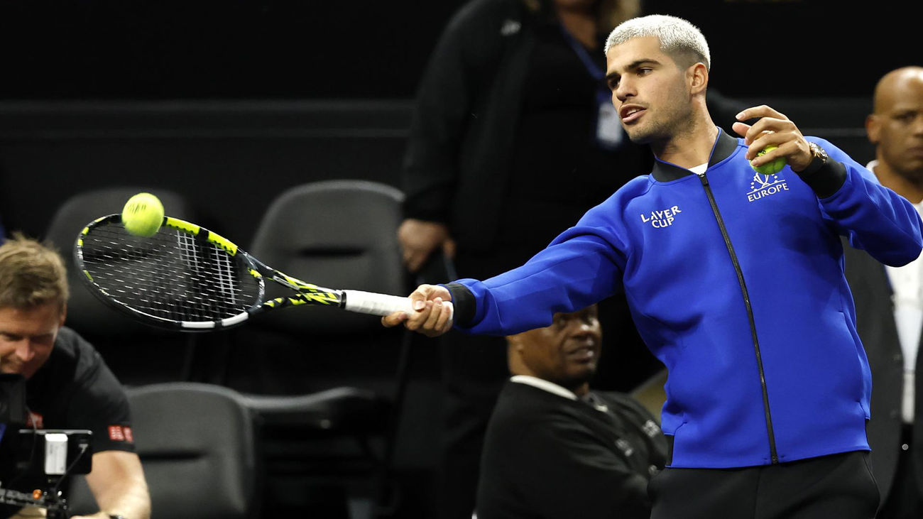 Alcaraz estrena el número uno liderando a Europa en la Copa Laver