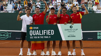 España, contra Chequia en los cuartos de final de la Copa Davis