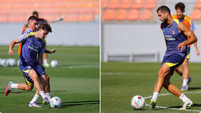 Julián Alvarez y Hancko, listos para Mallorca