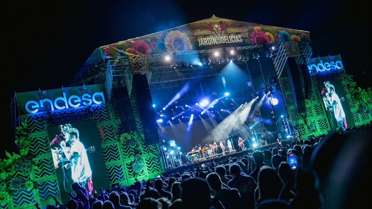 El Festival Jardín de las Delicias celebra su sexta edición con artistas como Melendi, Pignoise o Izal