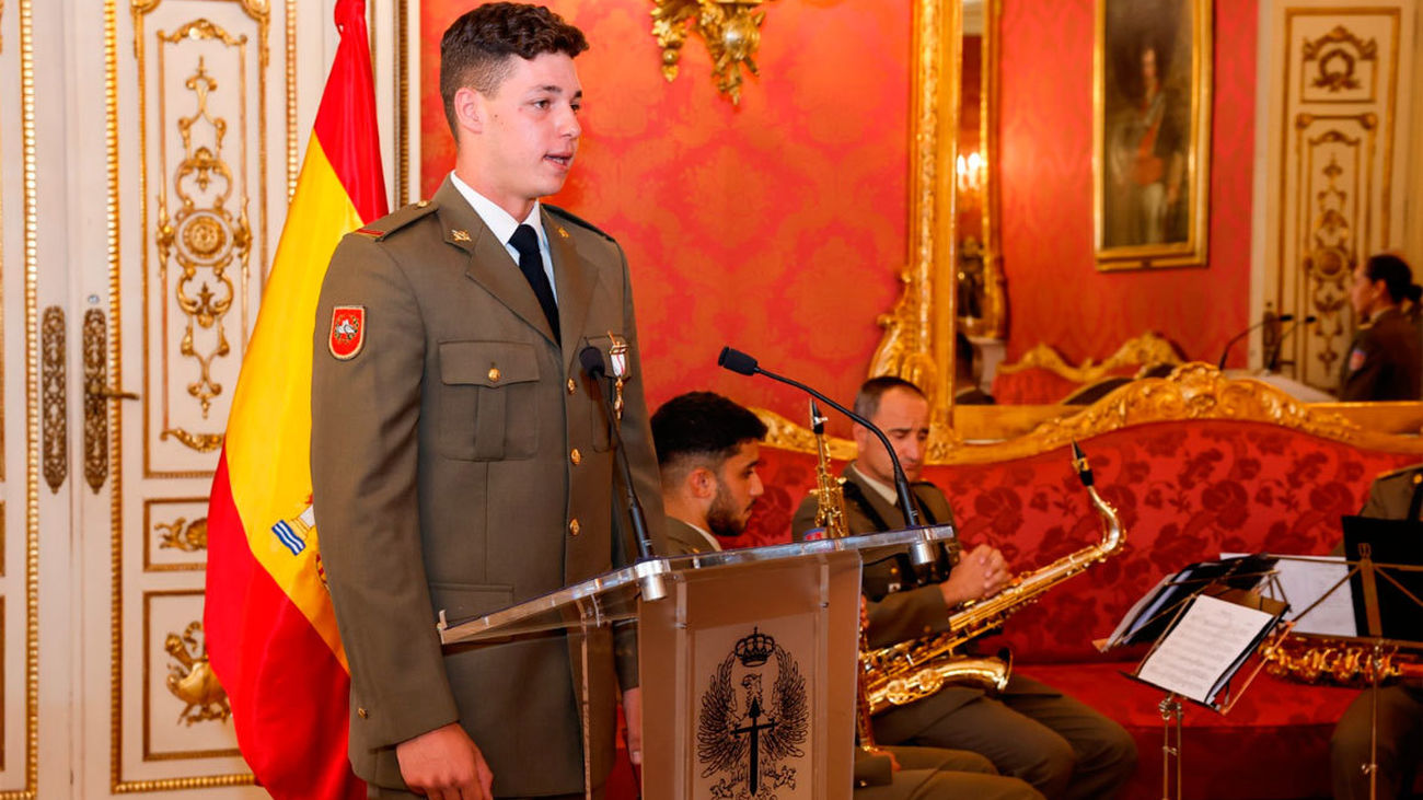 El soldado Diego Santillana, que rescató a un hombre en el incendio de Tres Cantos