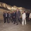 Los Reyes inauguran la "espectacular" iluminación del templo de Hatshepsut, hecha por empresas españolas