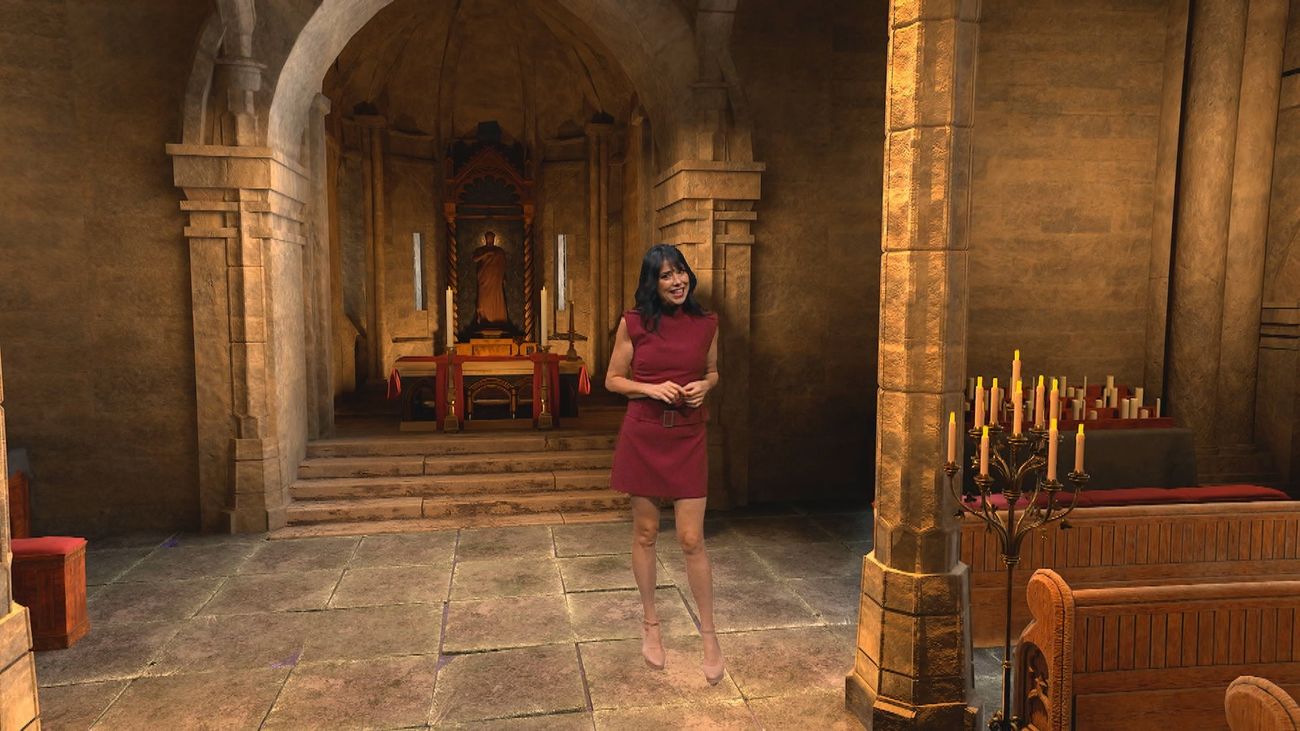 Así era la Iglesia de Santa María de la Nava, dentro del Castillo de Manzanares El Real