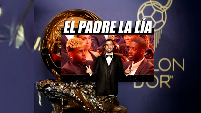 El padre de Yamine Lamal la lía en la gala del Balón de Oro