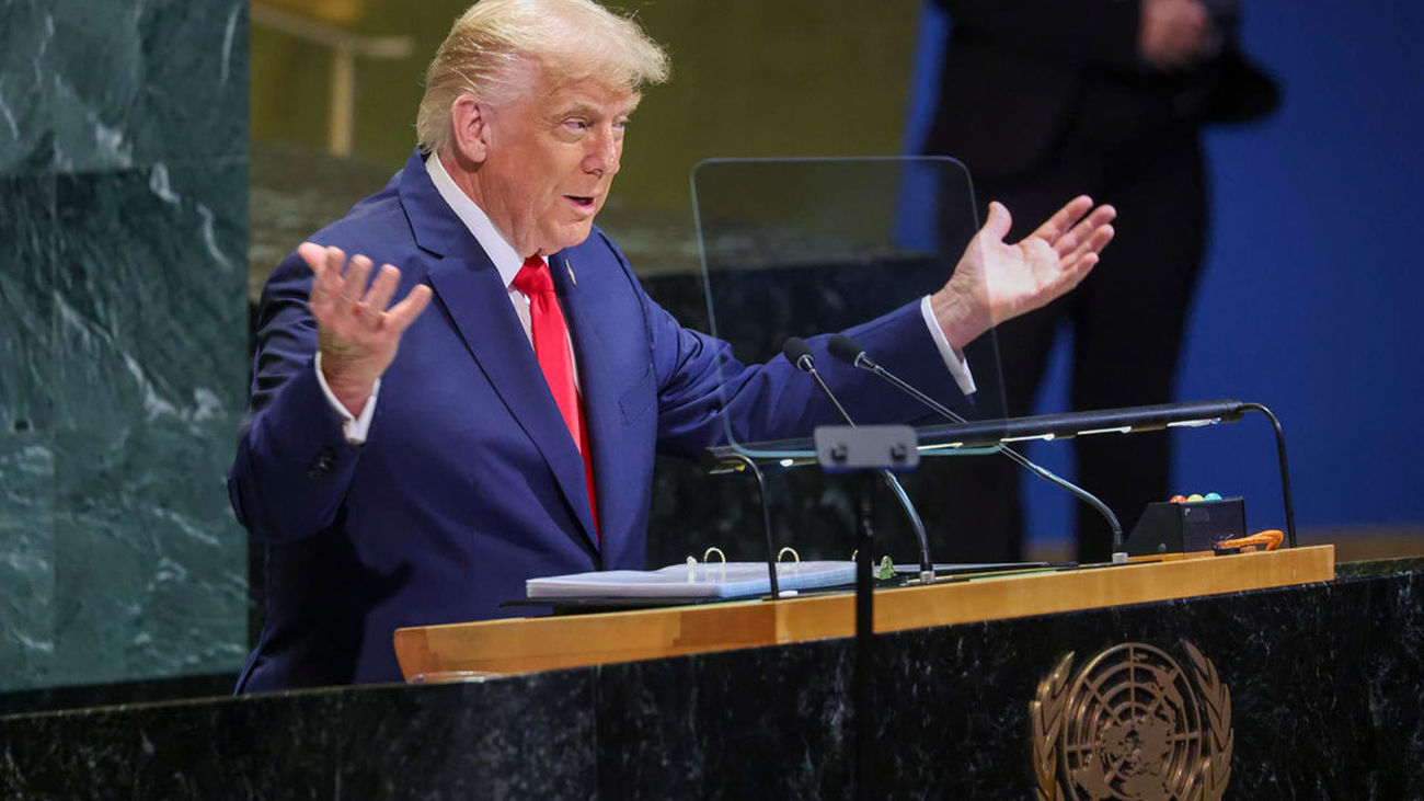 Trump, 'en estado puro' ante la Asamblea General de la ONU