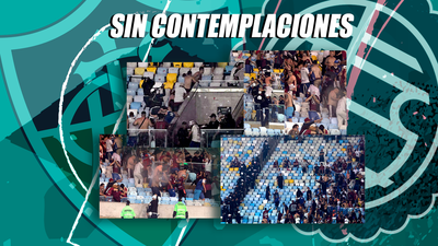 Incidentes entre hinchas del Lanús y la Policía brasileña en las gradas del Maracaná