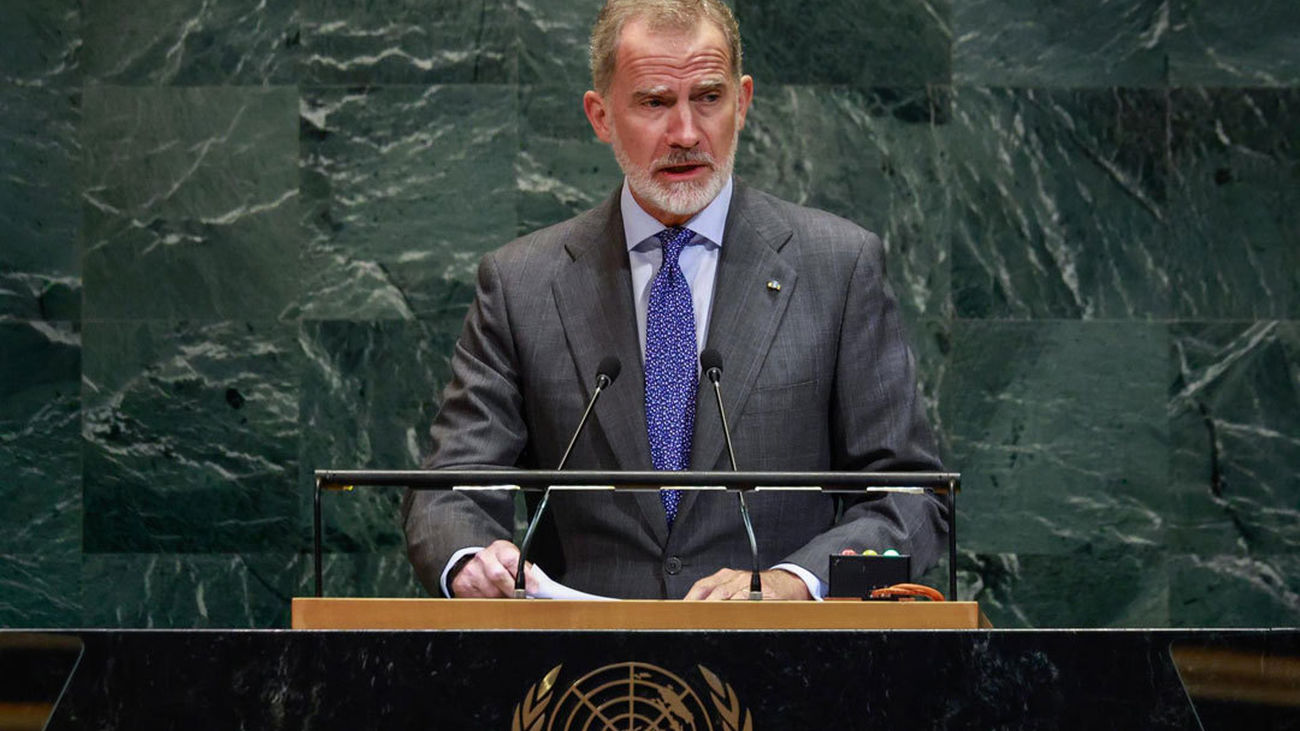 Felipe VI, en la ONU: "Clamamos, imploramos, exigimos" detener la masacre en Gaza