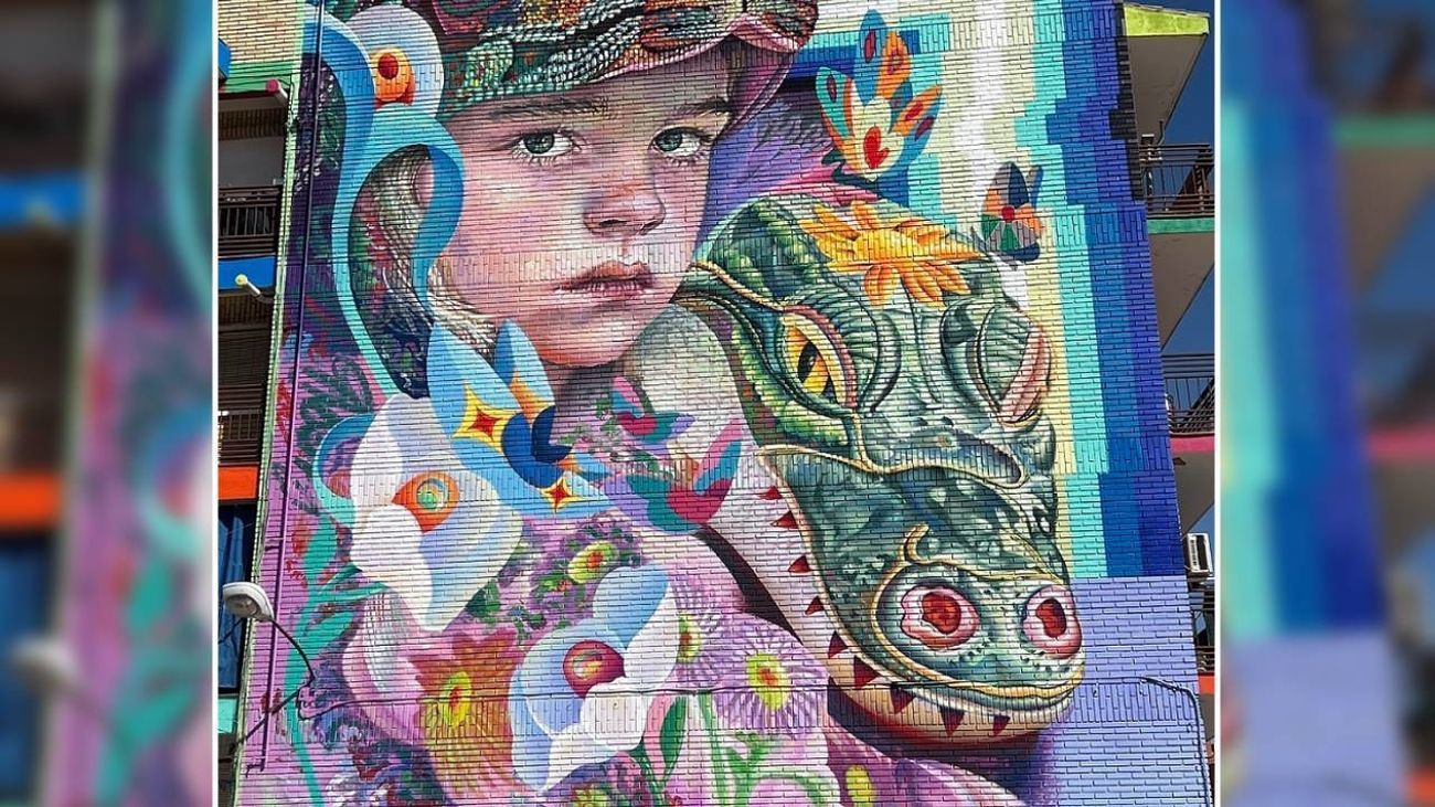 Nuevo mural en el MAUF de Fuenlabrada